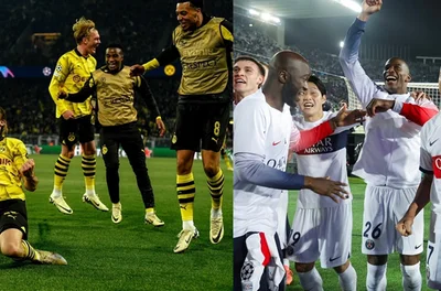 PSG e Borussia Dortmund avançam às semis da Champions League