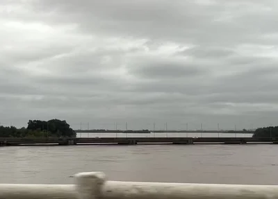 Nova ponte do Guaíba é bloqueada