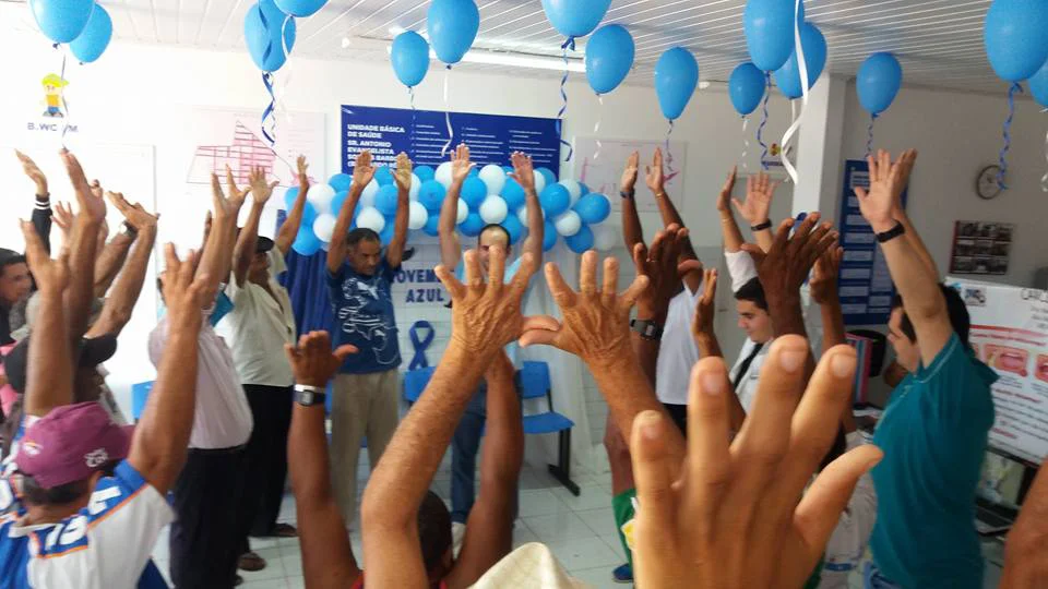 O encerramento das atividades da campanha novembro azul em Esperantina 