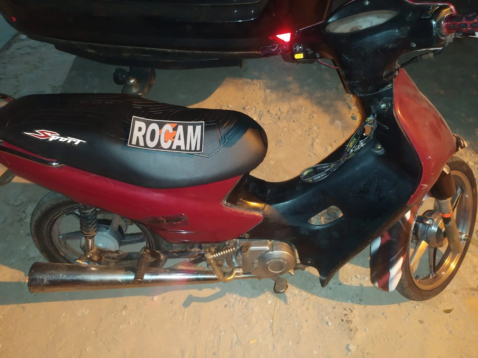 Motocicleta apreendida pela ROCAM