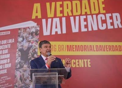 Wellington Dias no lançamento do livro do ex-presidente Lula