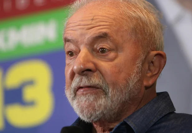 O candidato a presidente, Lula