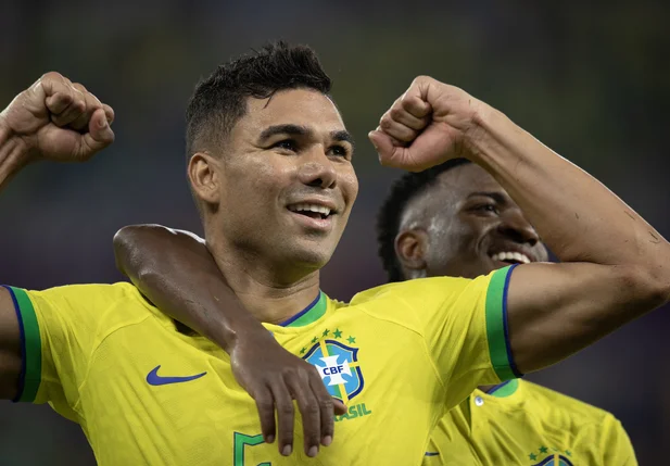 Casemiro marcou o gol brasileiro contra a Suíça