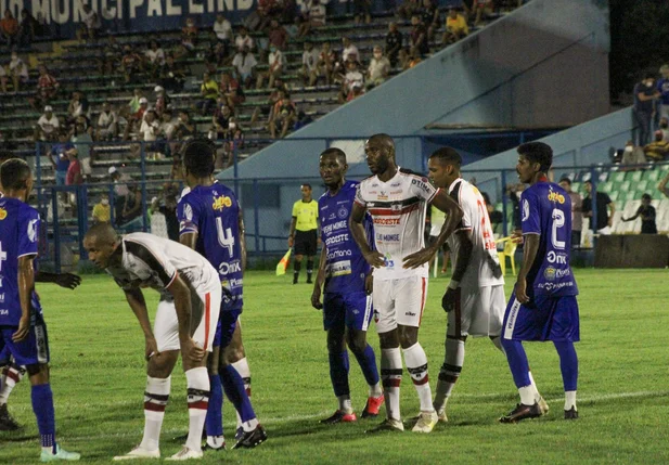 No Lindolfo Monteiro, River e Parnahyba saem com um ponto cada um após o empate em 2 a 2