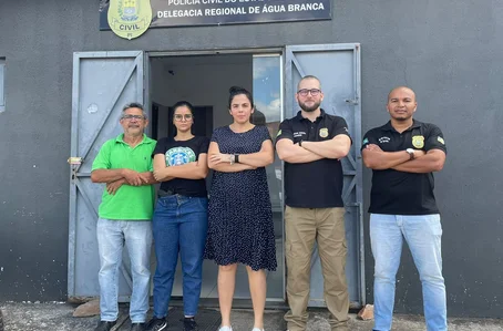 Prisão do acusado de roubo em São Pedro do Piauí