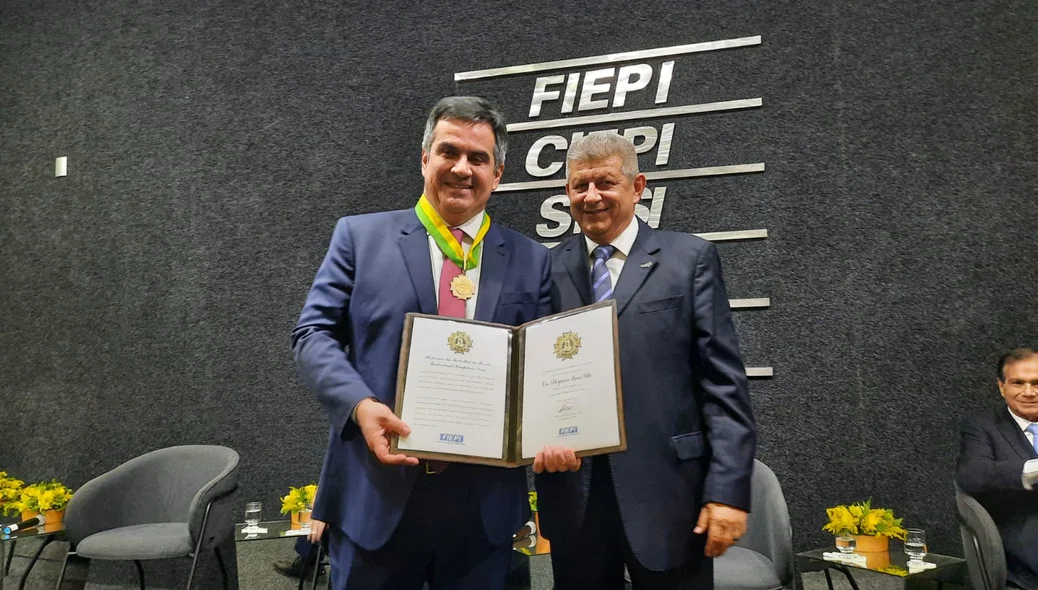 Ministro Ciro Nogueira e o ex-governador Zé Filho, presidente da FIEPI