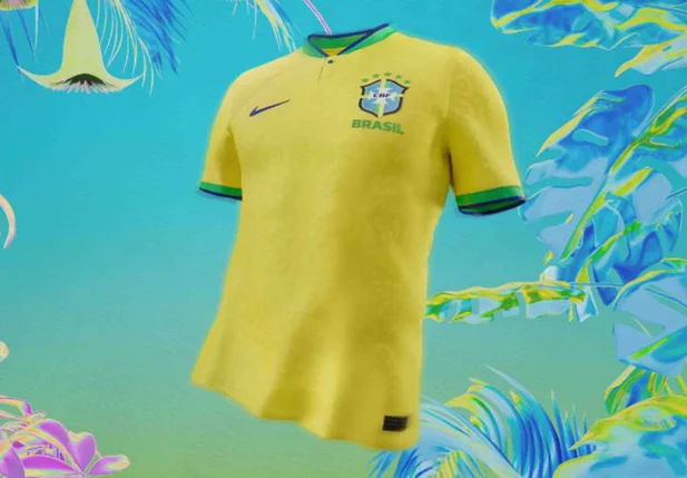 Nova camisa que seleção brasileira vestirá no Catar