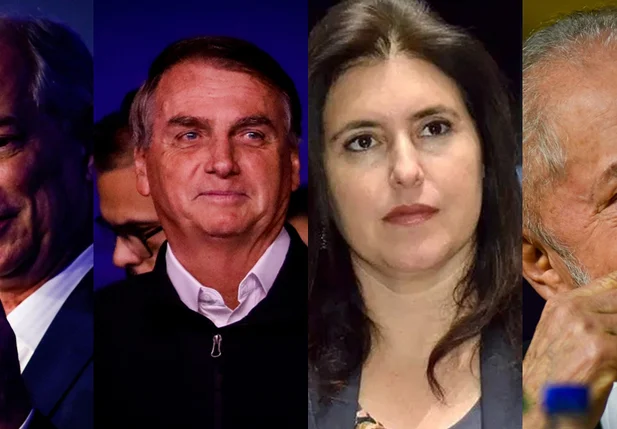Ciro Gomes, Jair Bolsonaro, Simonet Tebet e Lula