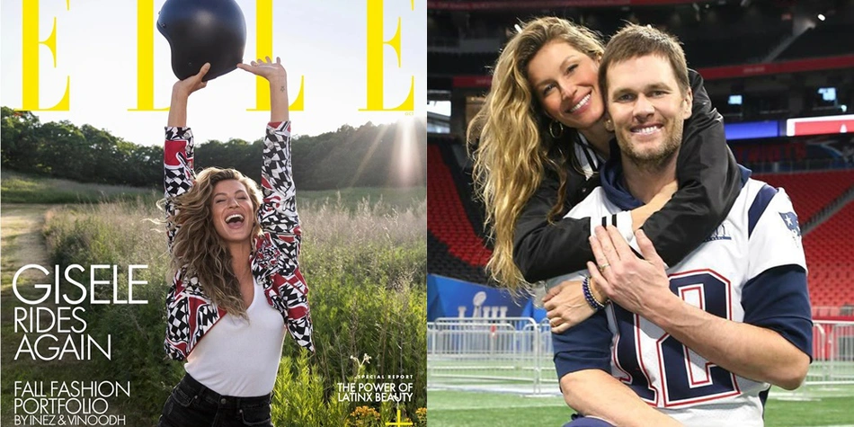 Gisele foi capa da revista Elle e abriu o coração sobre a relação com Tom Brady