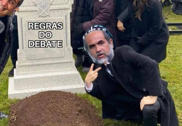 Meme Padre Kelmon no debate da TV Globo