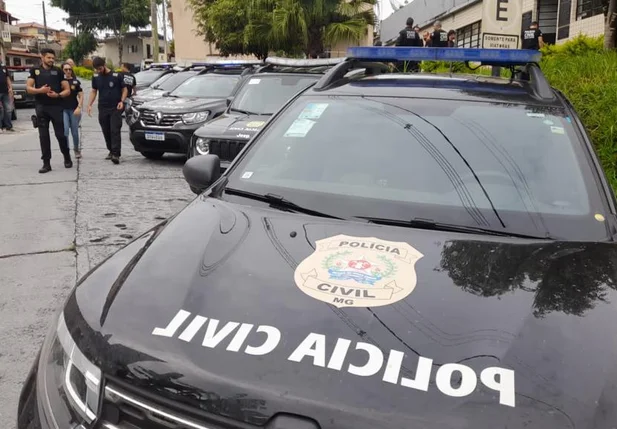 Viatura da Polícia Civil de Minas Gerais (PCMG)