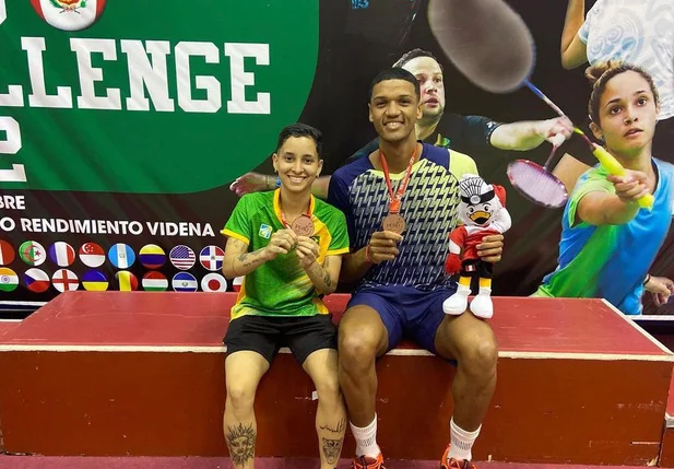 Sania Lima e Davi Silva garantem medalha de bronze