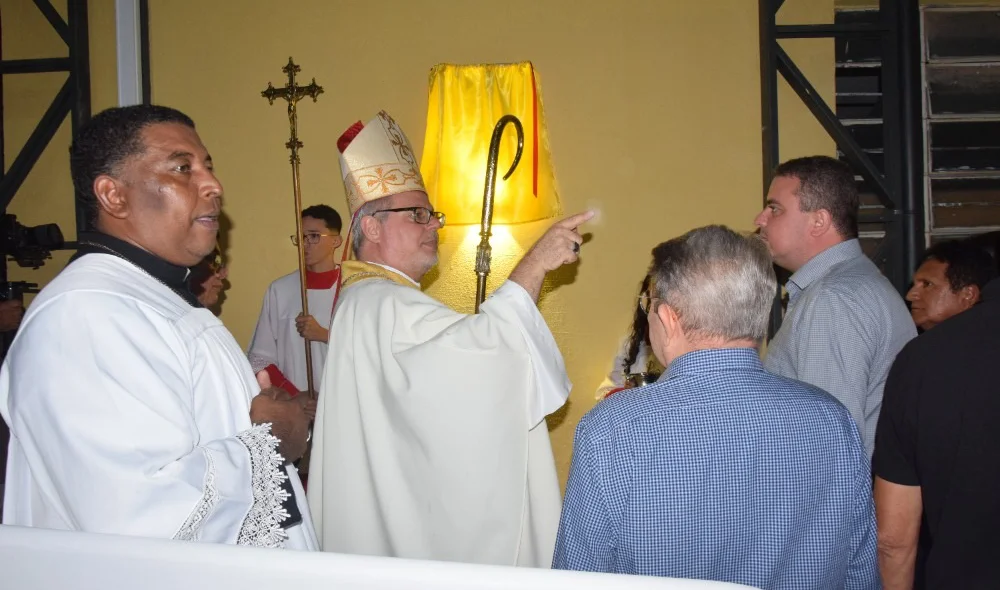 Bispo Dom Ramón realizou a celebração da missa