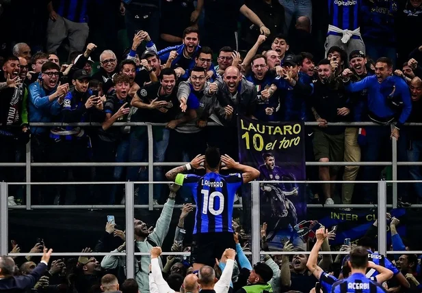 Lautaro Martínez marcou o gol que selou a classificação da Inter