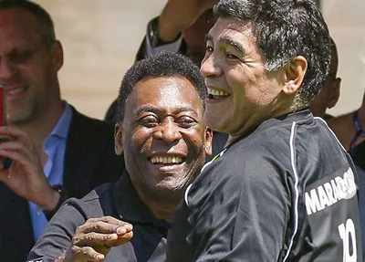Pelé e Maradona