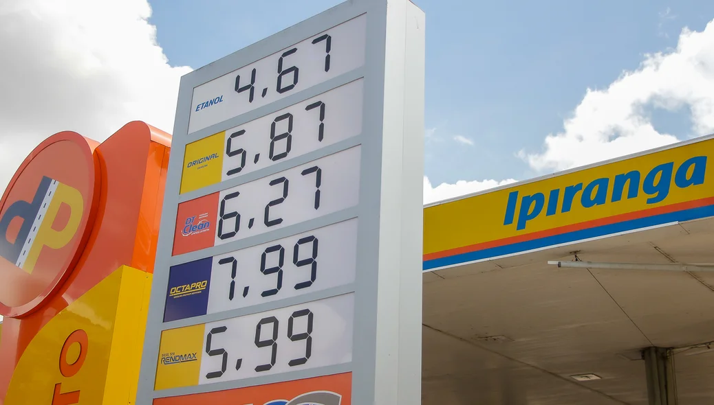 Preço dos combustíveis do posto planalto