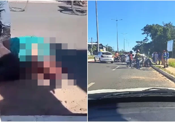 Criminoso sofre tentativa de linchamento na Avenida Piauí, em Timon