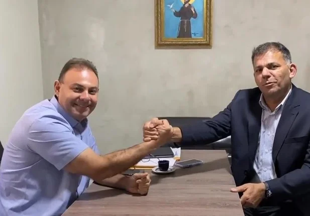 Jeová Alencar e coronel Carlos Augusto firmam parceria entre Sejus e SAAD Sul