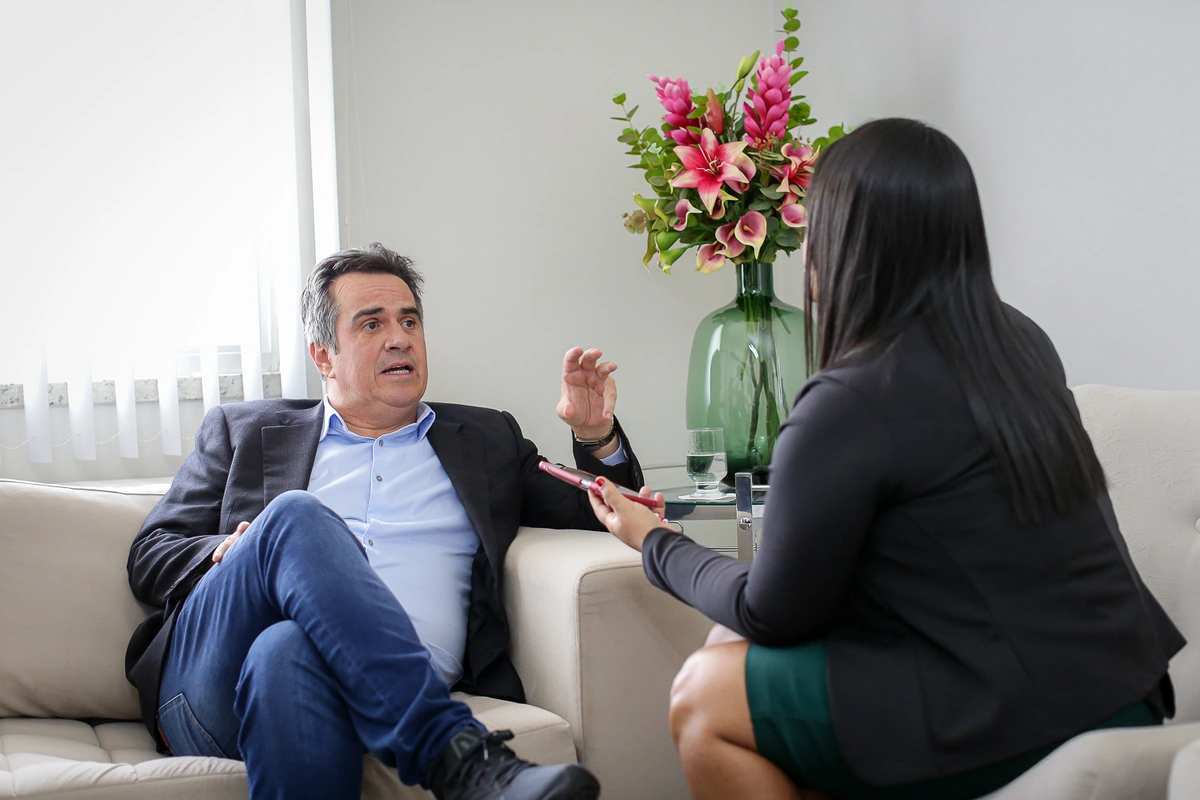 Senador Ciro Nogueira durante entrevista ao Portal GP1