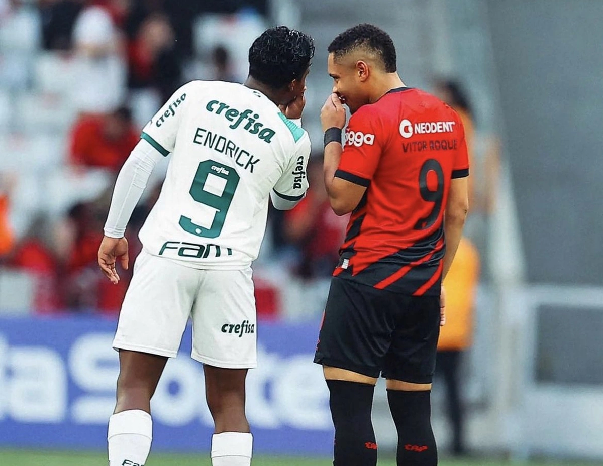 Endrick e Vitor Roque foram os destaques de Palmeiras x Athletico