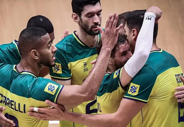 Seleção brasileira de vôlei vence China pela Liga das Nações