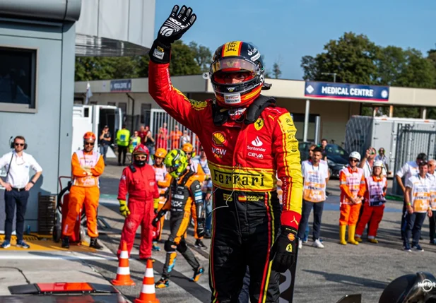 Carlos Sainz vai largar em primeiro no GP de Monza