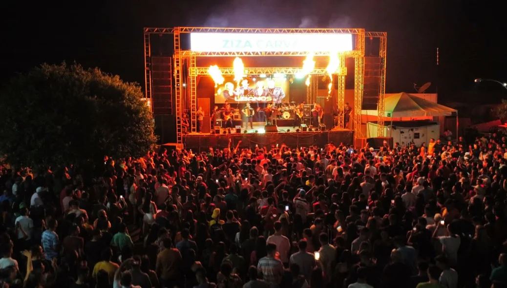 O festejo teve os shows da Banda Líbanos, Forrozão Tropikália, Chinem e Jailson Costa