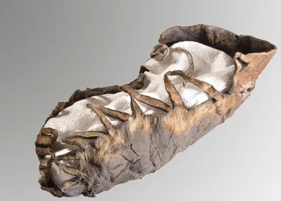 Sapato de couro encontrado na Áustria