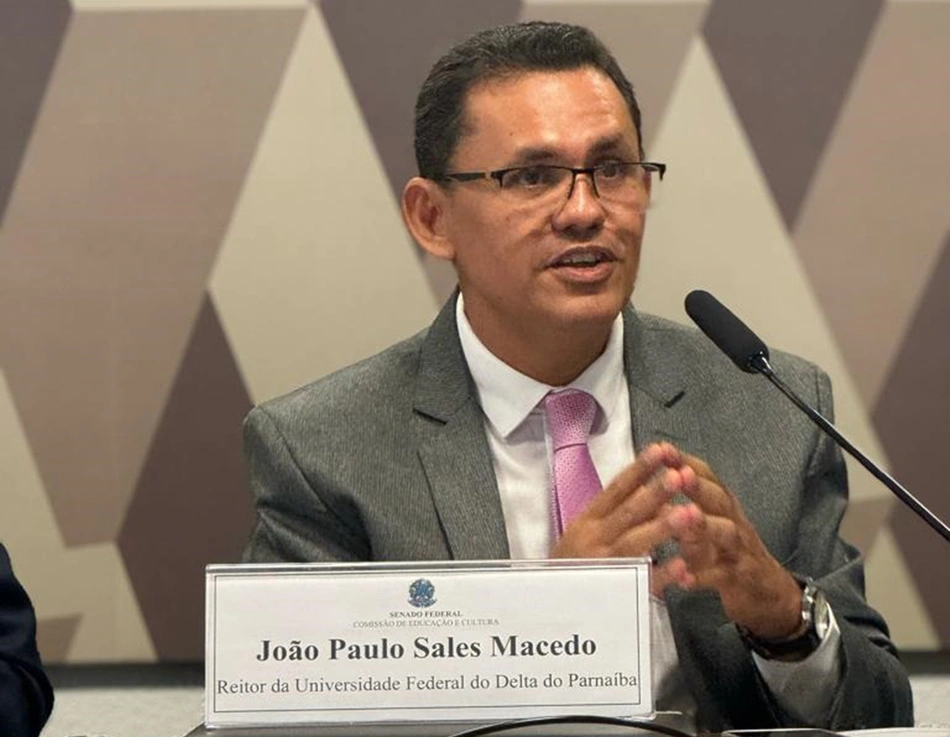 João Paulo Sales Macedo, nomeado reitor da Universidade Federal do Delta do Parnaíba (UFDPar)