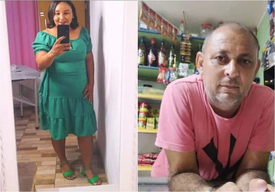 Vítima e acusado de matar a ex-companheira em Itainópolis