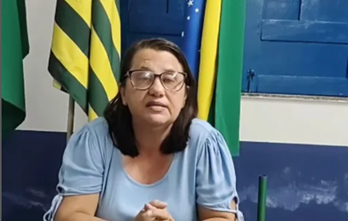 A secretária de Assistência Social de Itainópolis, Marilene Rodrigues