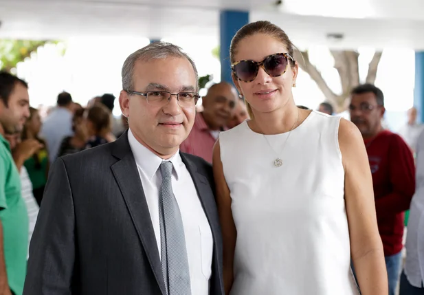 Firmino Filho e sua esposa Lucy Silveira