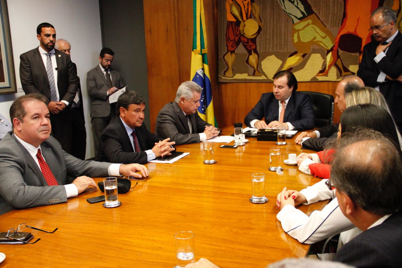 Wellington Dias durante o Fórum dos Governadores em Brasília