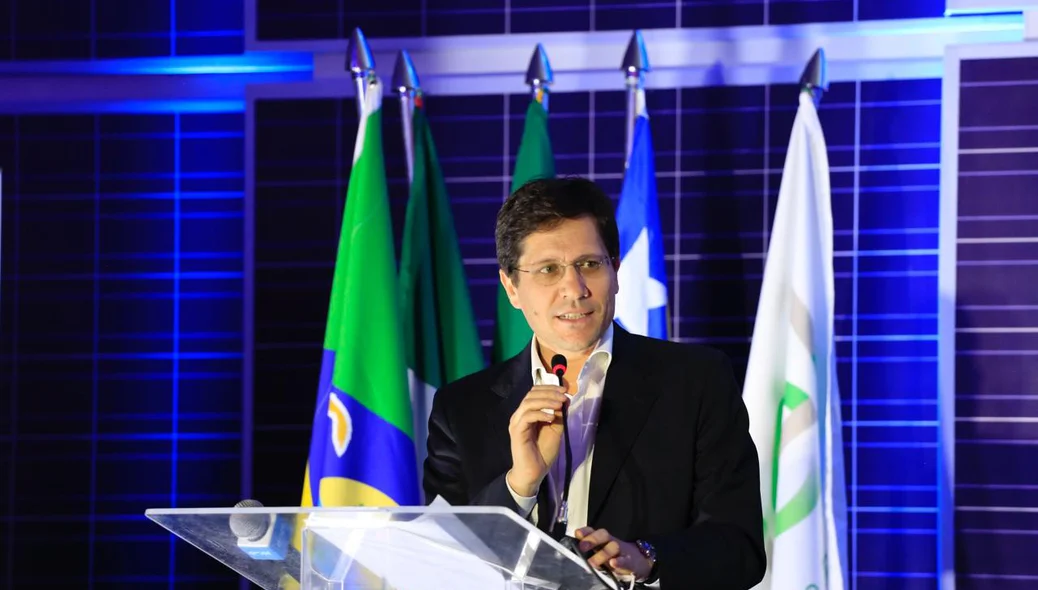 Políticos no Complexo Solar Nova Olinda 