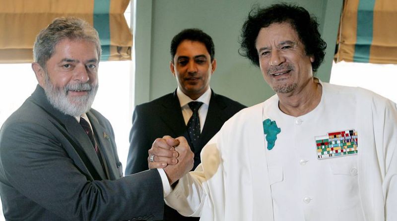 Lula e Kadafi