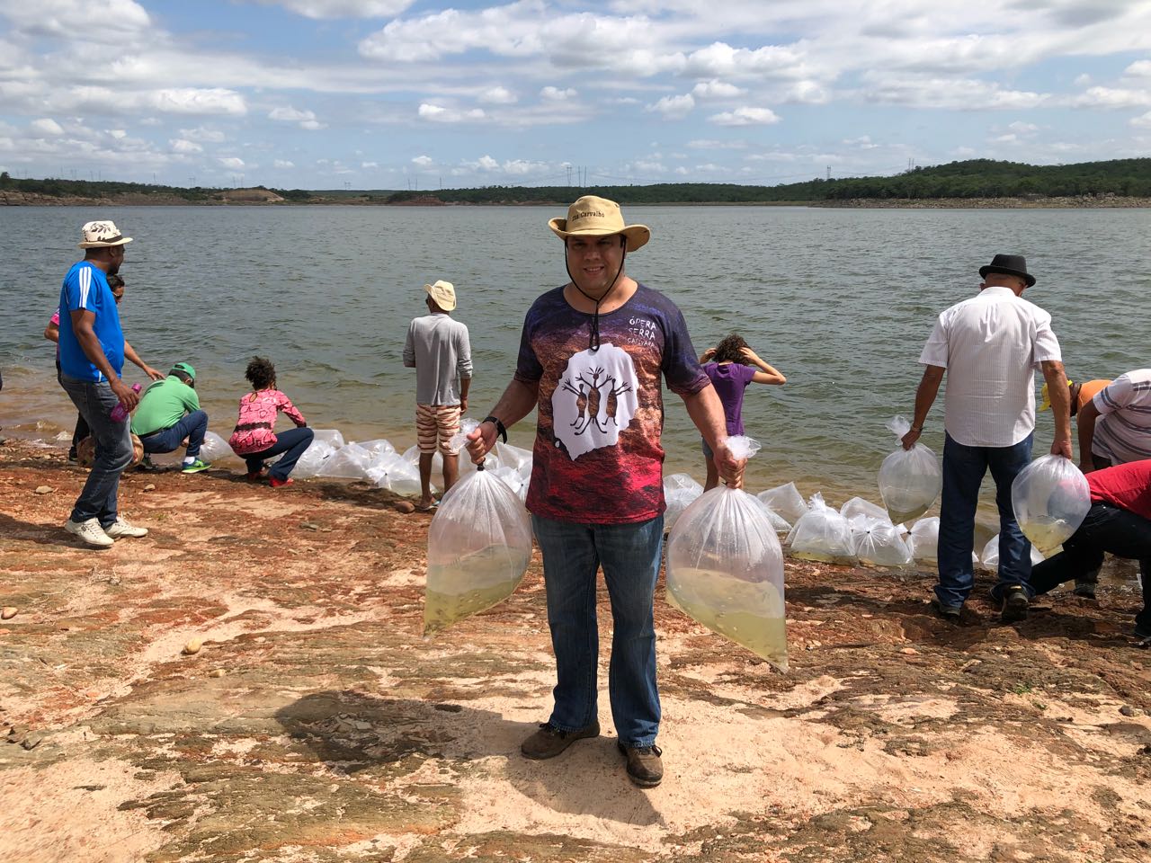 Secretário Ziza participa de ação de Peixamento em São João do Piauí