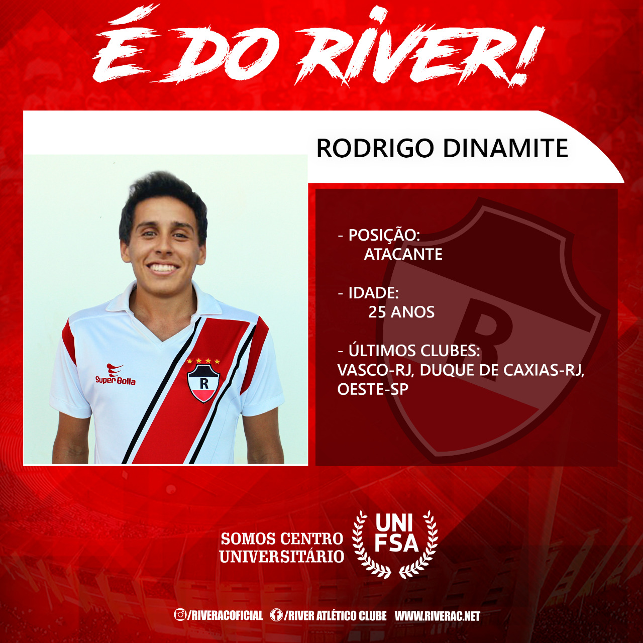 Rodrigo Dinamite agora no River 