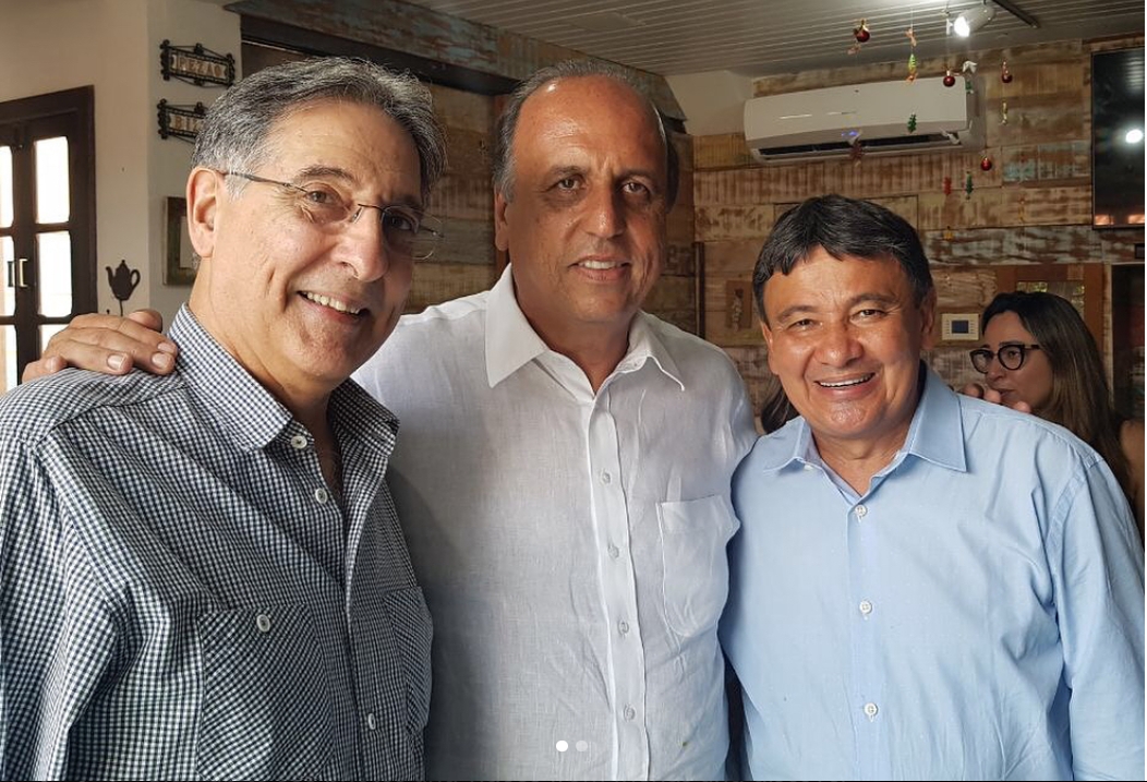 Fernando Pimentel, Luiz Fernando Pezão e Wellington Dias