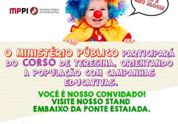 Ministério Público do Piauí vai participar do Corso de Teresina 