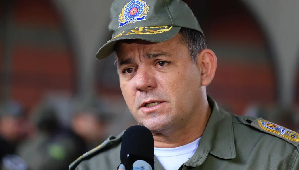 Coronel Carlos Augusto durante lançamento da Operação Carnaval 2018