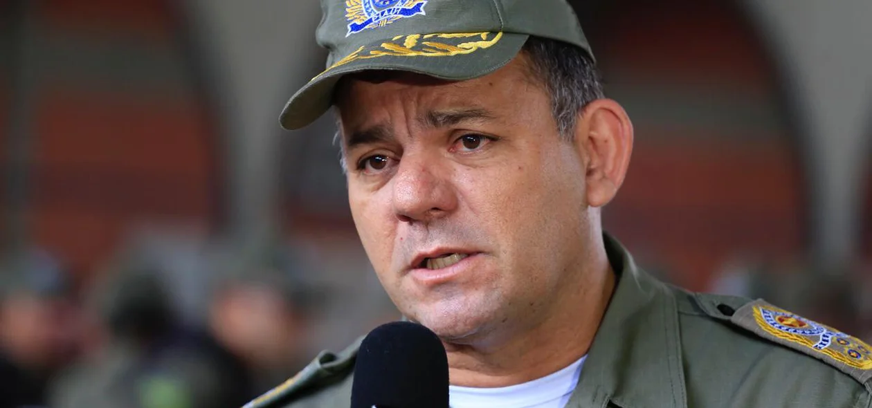Coronel Carlos Augusto durante lançamento da Operação Carnaval 2018