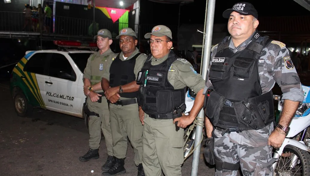 Polícia Militar do Estado do Piauí ajudou na segurança do Carnaval em Água Branca