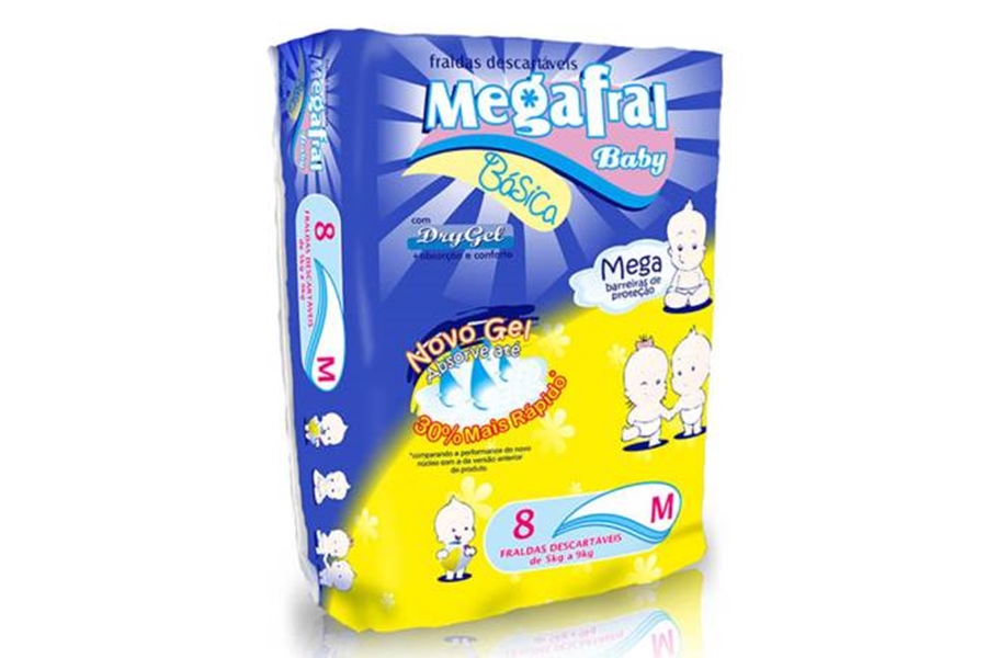 Anvisa proibe fabricação, venda e distribuição de fralda Megafral