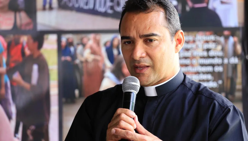 Coordenador regional da Campanha da Fraternidade, padre Leonildo Campelo