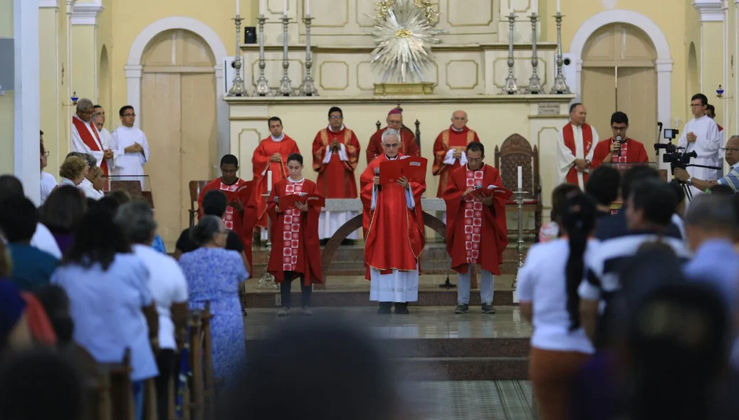 Missa foi realizada na Catedral de Nossa Senhora das Dores