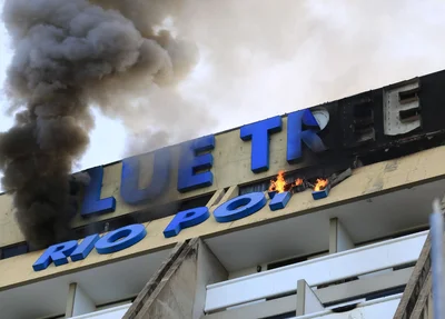 Incêndio no Rio Poty Hotel em Teresina