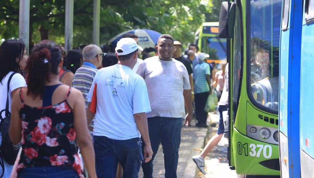 Paralisação dos motoristas de ônibus em Teresina