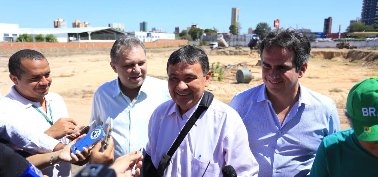 Visita em terreno que será construído nova maternidade do Piauí