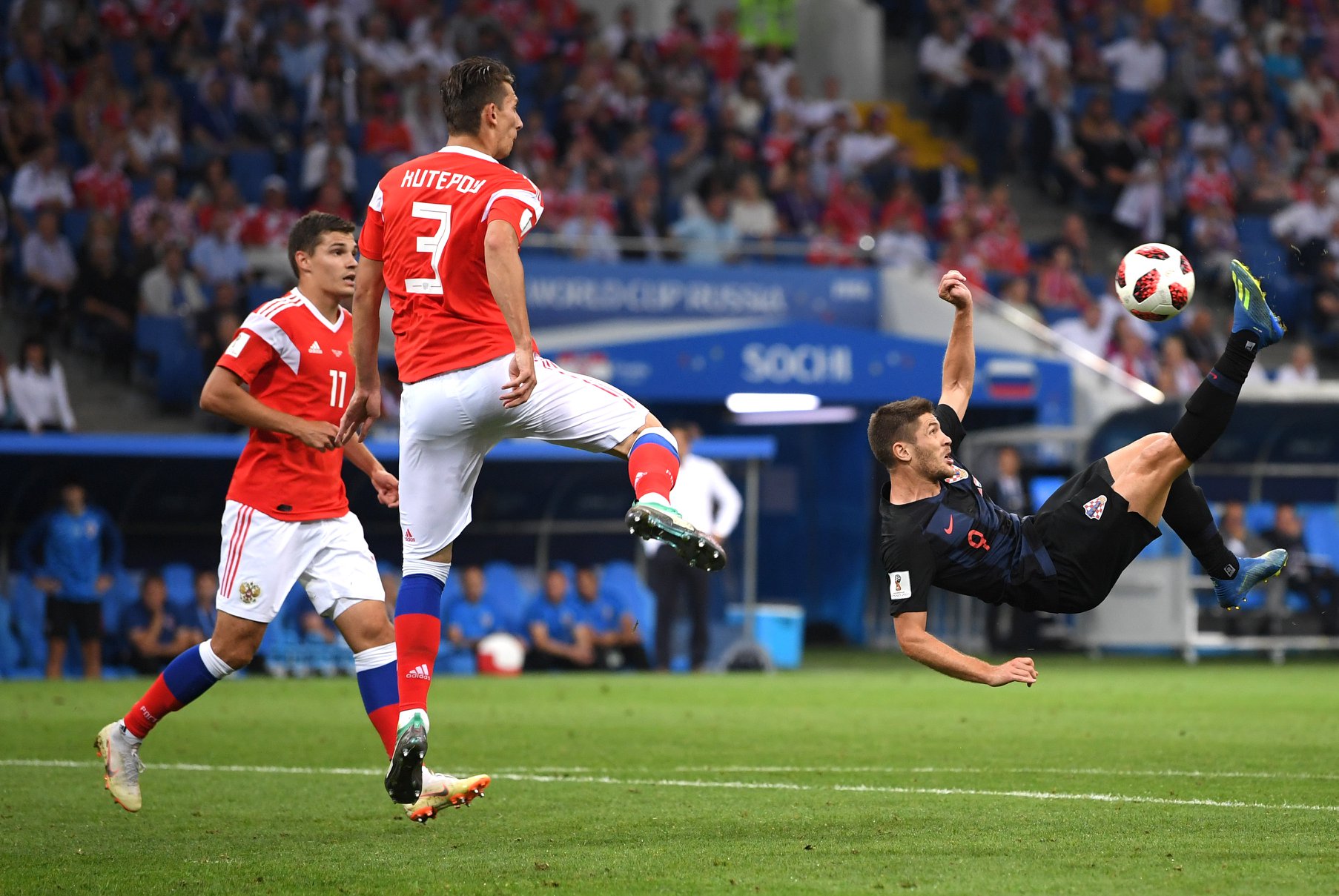 Croácia elimina Rússia nos pênaltis e está na semifinal 