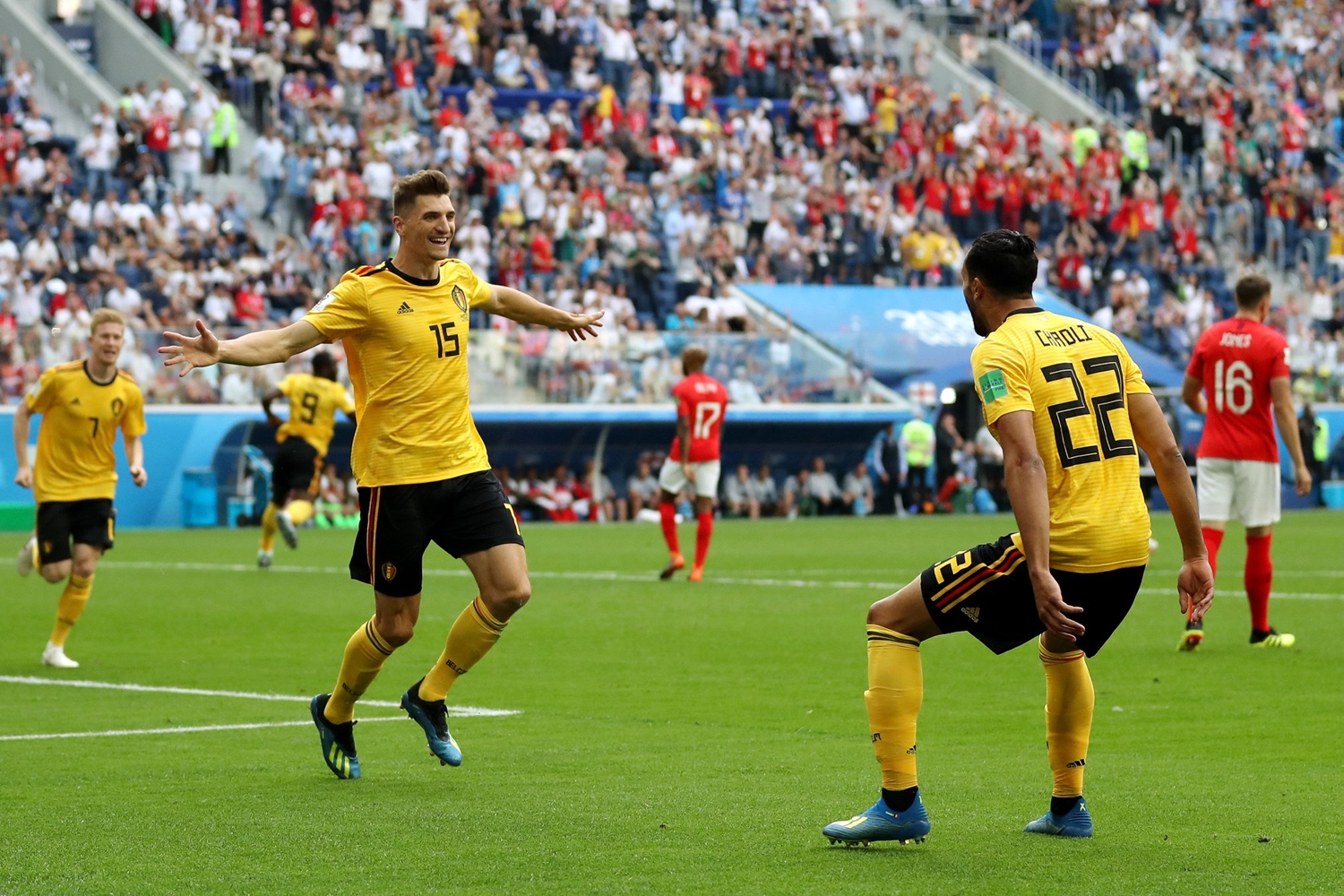 Seleção belga conquista terceiro lugar na Copa do Mundo na Rússia